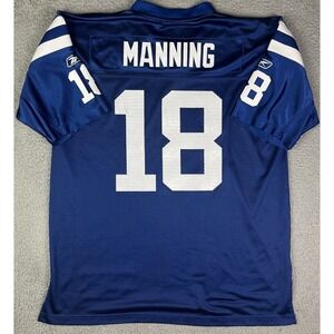 Peyton Manning Indianapolis Colts NFL Football Jersey Reebok Size XL